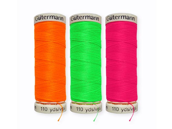 Fashionmakery Nähgarn in Neonfarben